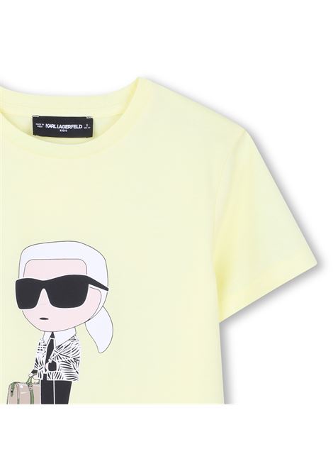 T-shirt con logo KARL LAGERFELD KIDS | Z31094556
